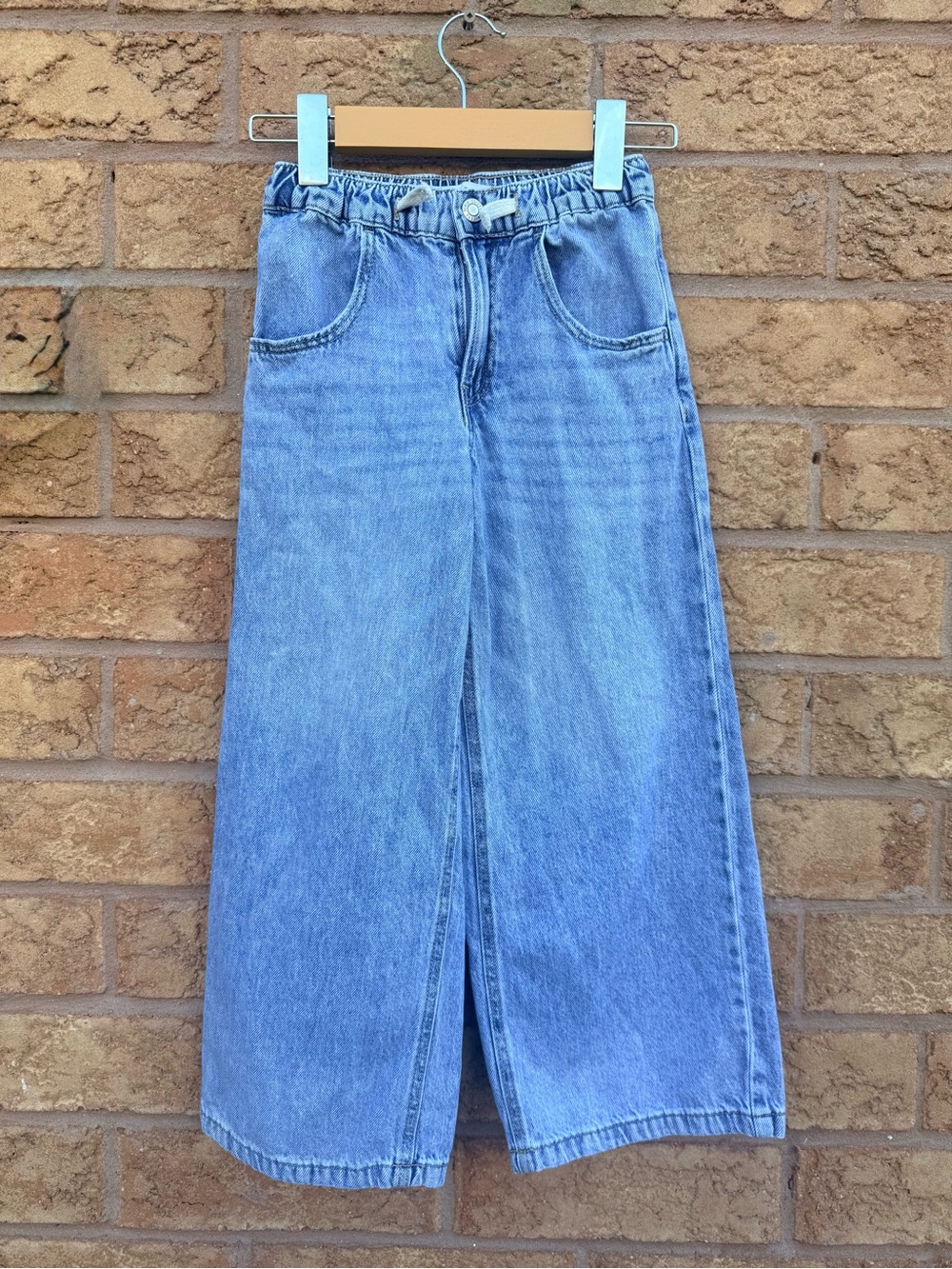 🌿2/$25 • Zara Light Blue Denim Wide Leg Jeans